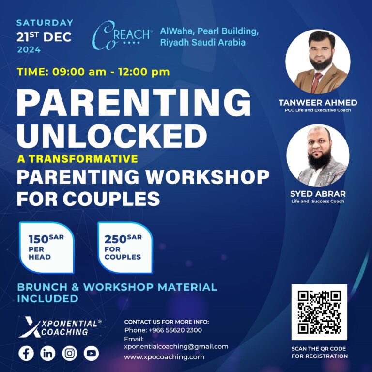 Upcoming Workshop: Parenting Unlocked – A Transformative Journey for Couples